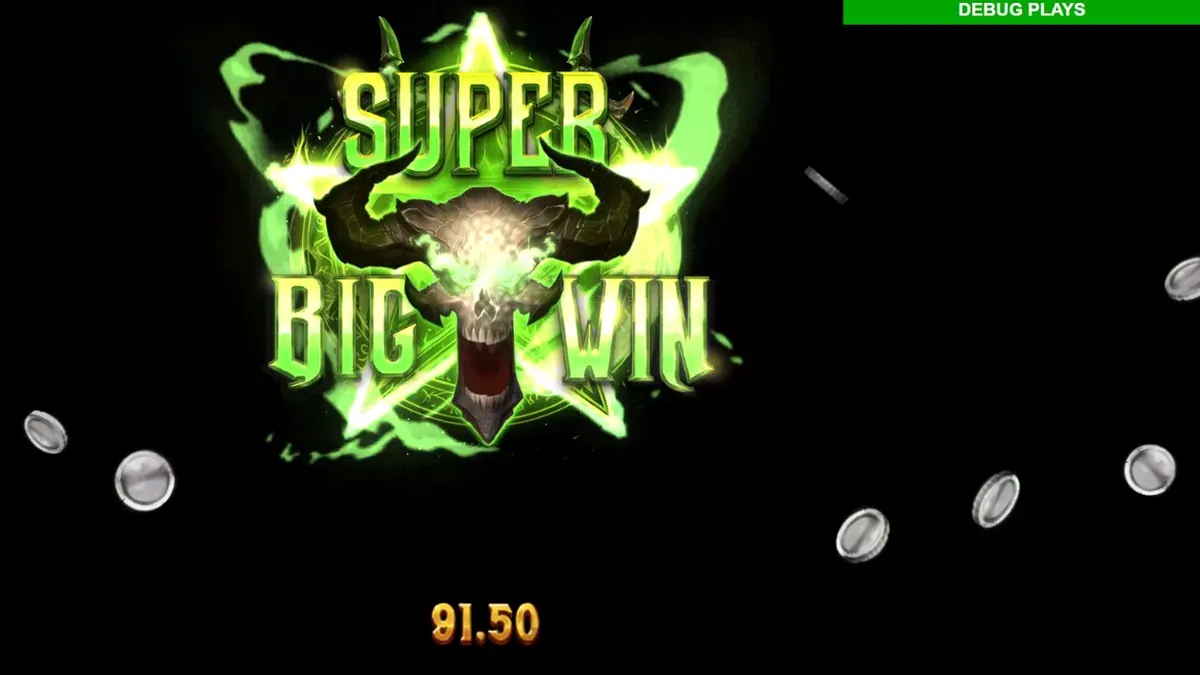 Tampilan visual slot bertema neraka Hellreign Scatter Magnet
